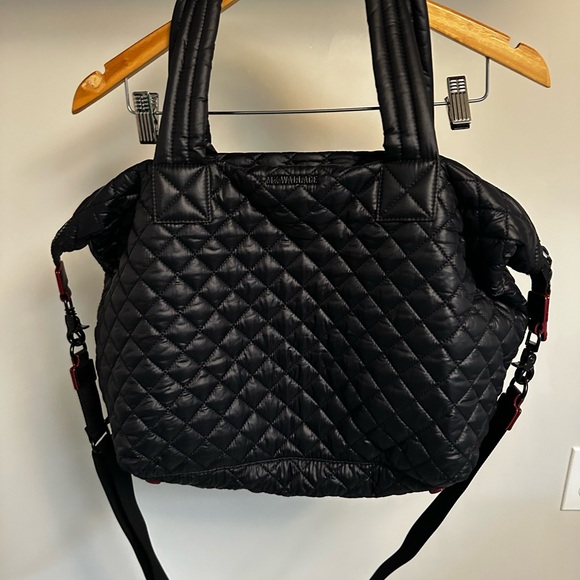 MZ Wallace Handbags - MZ Wallace Black Quilted Tote Bag